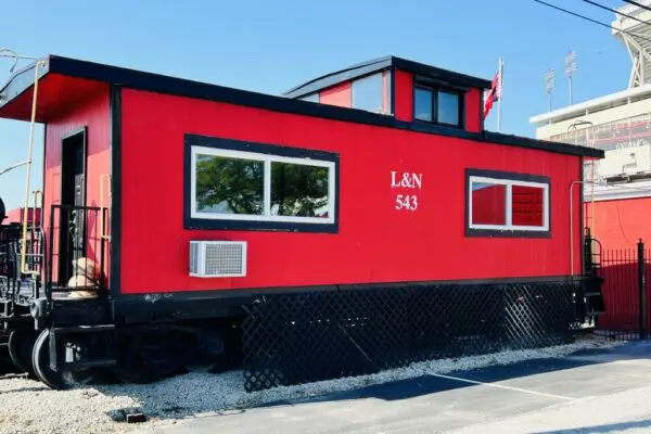 2801 S Floyd St #2 train car