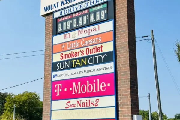 Mount Washington Commons Shops Signage