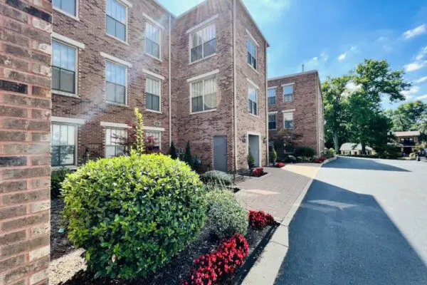 Side view of Belknap Condos Rear Entrance