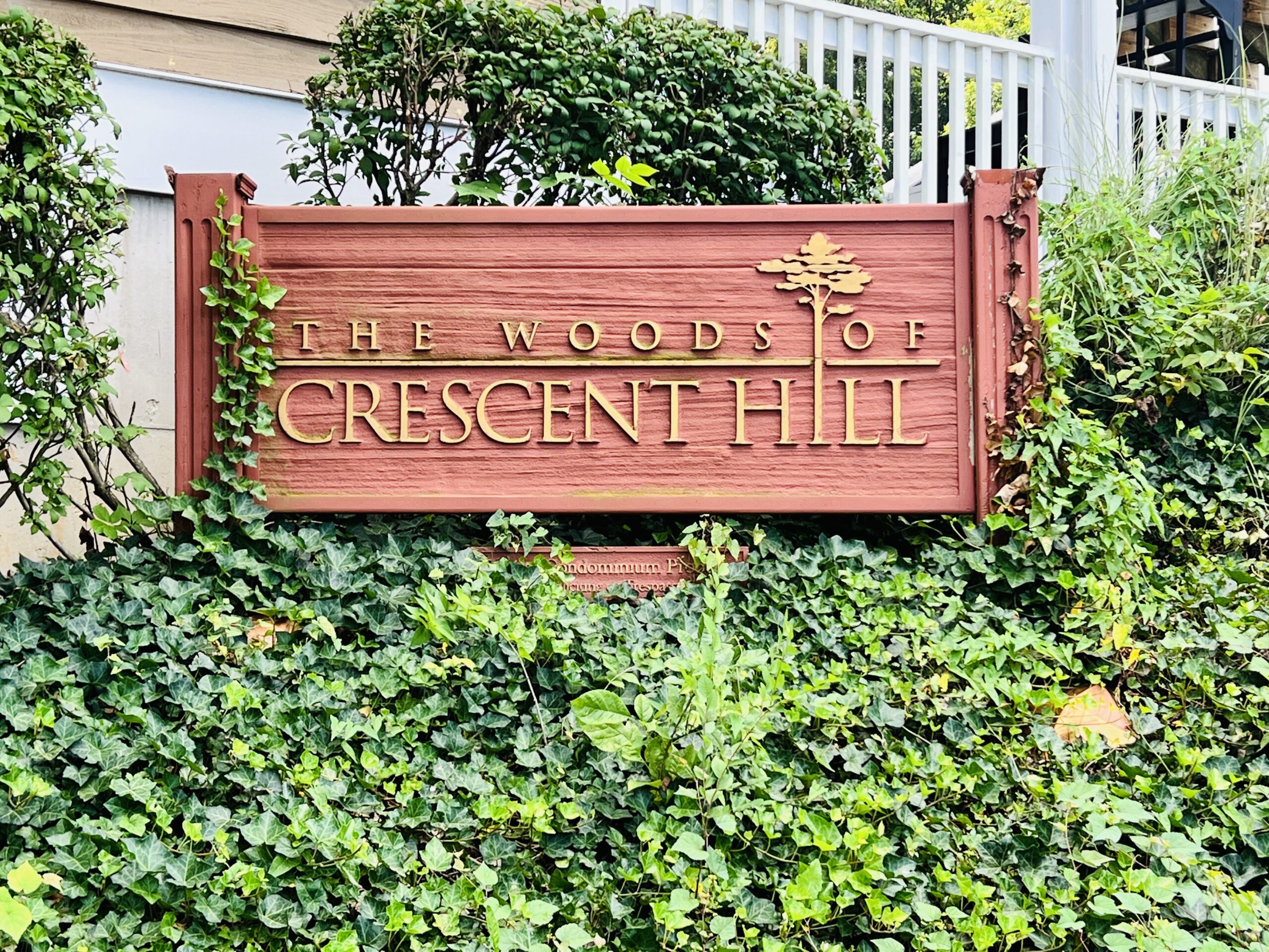 The Woods of Crescent Hill Sign