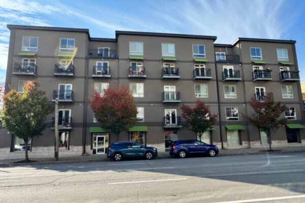 Nulu Lofts Properties Outside view of front of the building