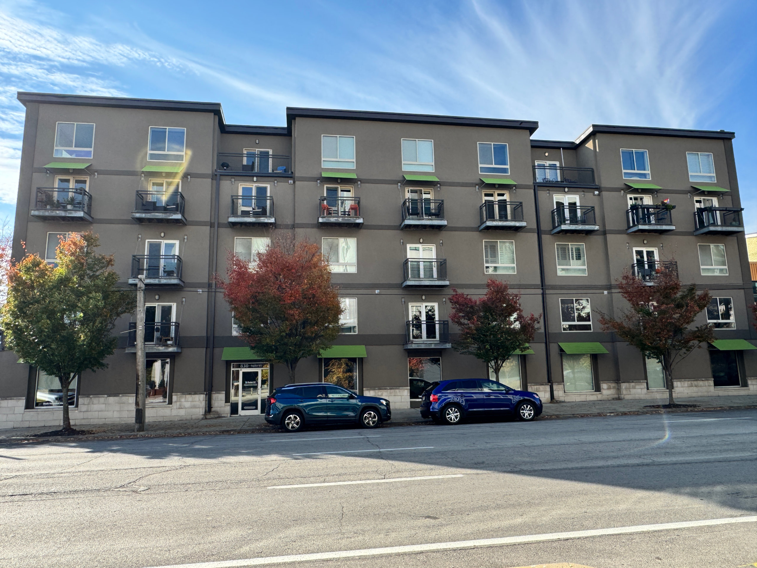 Nulu Lofts Properties Outside view of front of the building